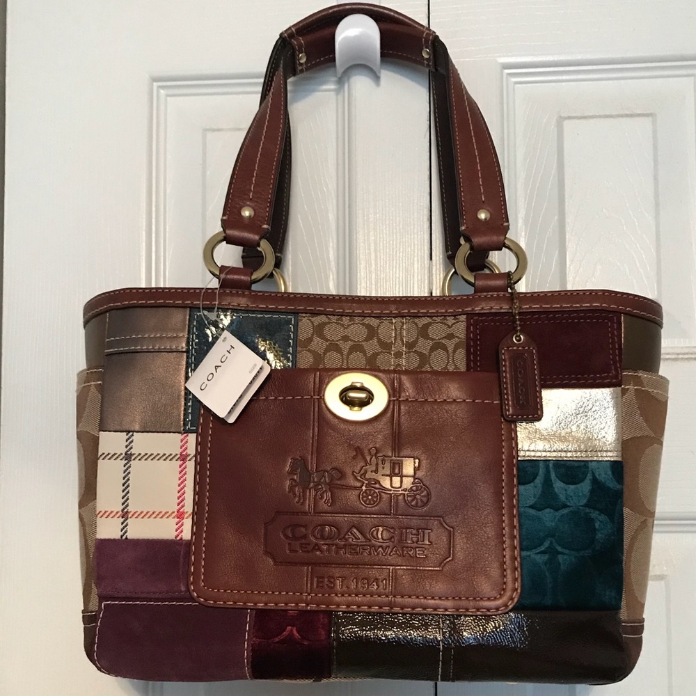 Coach Patchwork Tote NWT Beautiful